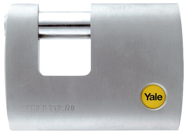 Zámek visací YALE Y124/70/115/1 C, 3 klíče